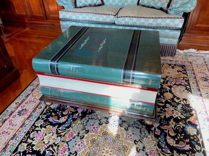 Large Stacked Books Coffee Table