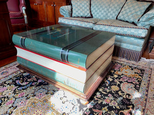 Large Stacked Books Coffee Table