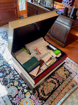Large Stacked Books Coffee Table