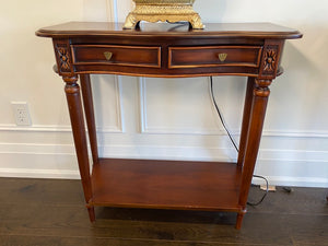 2 Drawer Small Console Table