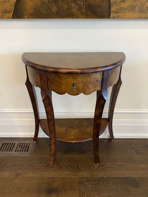 Demilune Accent Table