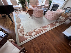 100% Wool Area Rug- 12ft x 16ft
