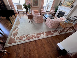 100% Wool Area Rug- 12ft x 16ft