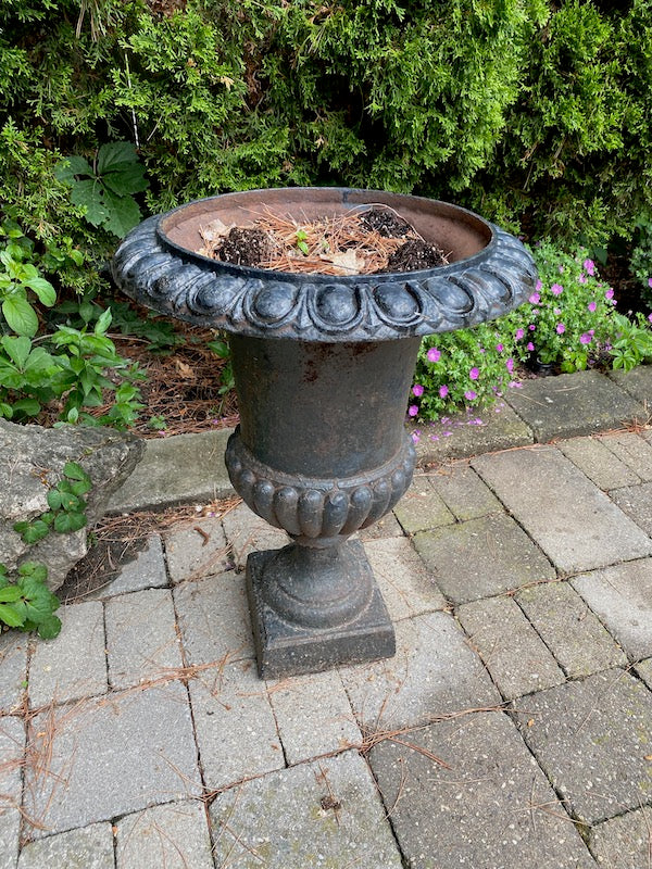Cast Iron Outdoor Urn