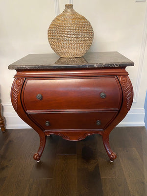 Bombay & Co. Marble Top Tub Cabinet