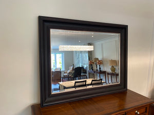 "Gallery" Brown Framed Mirror