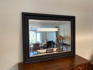 "Gallery" Brown Framed Mirror
