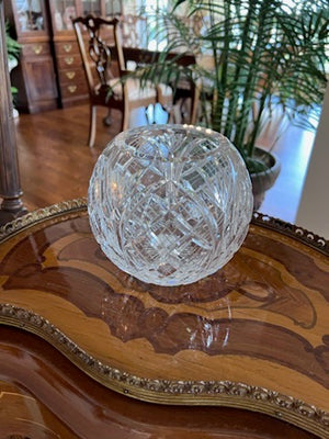 Heritage Irish Crystal: Cathedral Rose Bowl