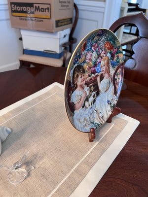 Sandra Kuck 'The Tea Party' Collector Plate Second Issue Limited Edition 1991