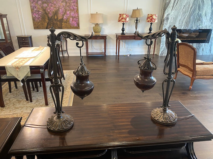 Pair of Unique Table Lamps