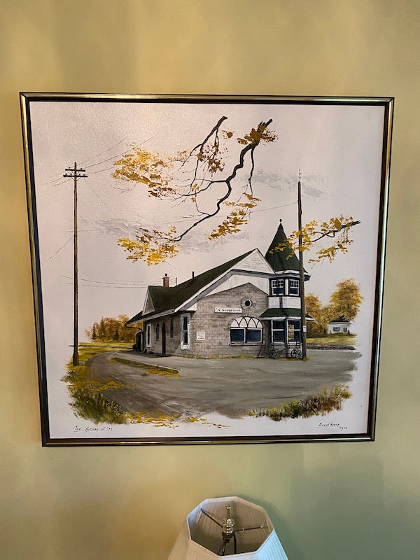 Original Oil Painting "The Autumn of '73" by David Vance