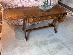 'Heritage' Henredon Drop Leaf Console Table