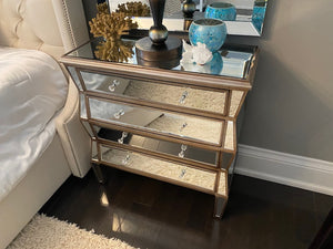 Pair of HomeSense Mirrored Nightstands