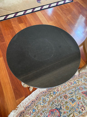 "Shaw-Pezzo" Marble Top Accent Table