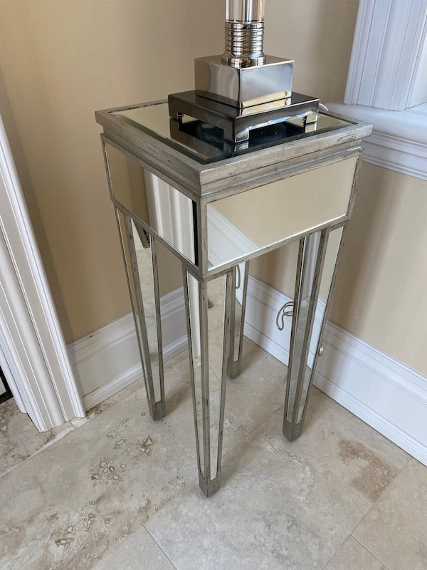 Mirrored Pedestal Stand # 1