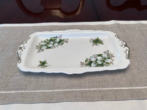 Royal Albert Bone China Platter- Trillium Pattern