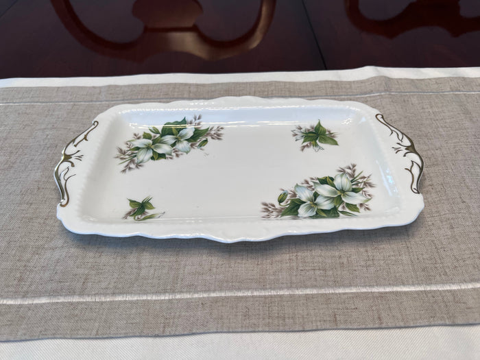 Royal Albert Bone China Platter- Trillium Pattern