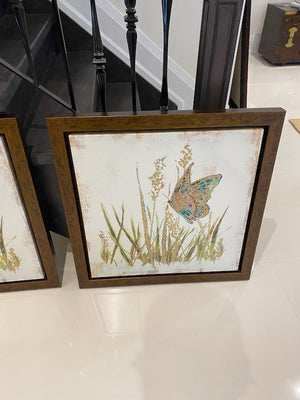 2 Butterfly Wall Art from Bowring