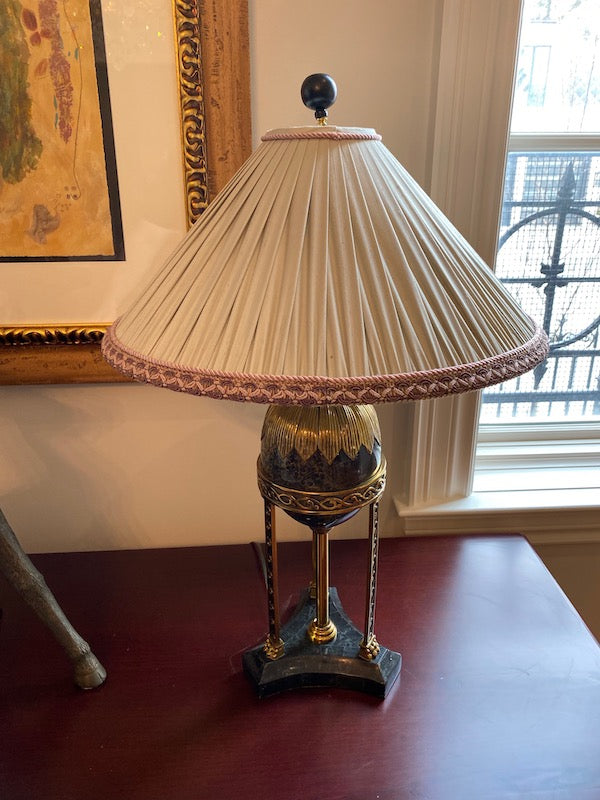 Pair of "Maitland Smith" Neoclassical Table Lamps