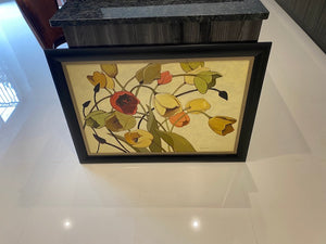 Framed Floral Print by Shirley Novak