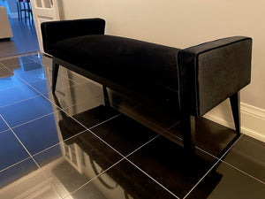 Black Velvet Bench