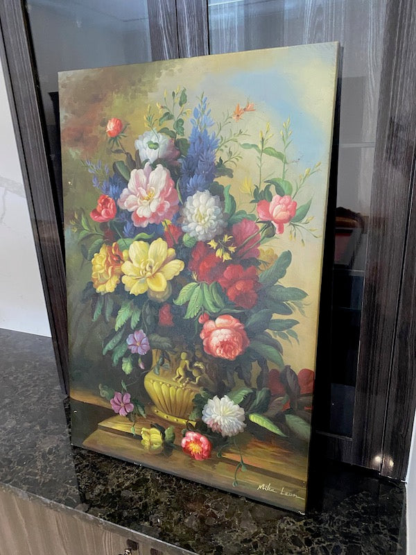Unframed Floral Print by Mike Leon