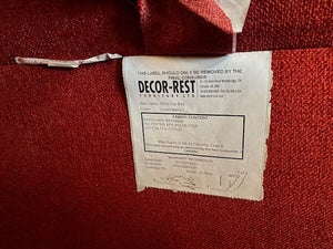 Decor-Rest Red Upholstered Day Bed