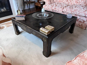 MARIO BUATTA for John Widdicomb Co. Low Profile Chinoiserie Coffee Table