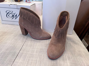 Joie Tan Leather Tassel Boot- Size 38
