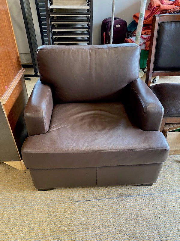 Roots Canada Brown Leather Chair