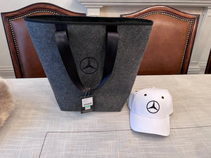 BRAND NEW Mercedes-Benz Collection Shopping Bag & Hat