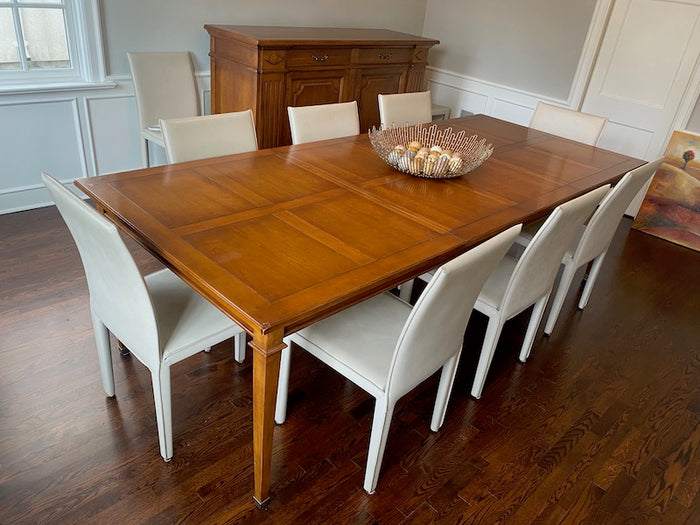 The Art Shoppe Dining Table + 10 Modern Crate & Barrel Dining Chairs