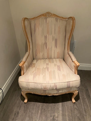 Queen Anne Wingback Chair