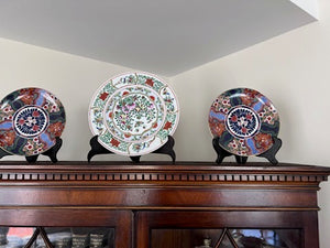 3 Oriental Style Decorative Plates