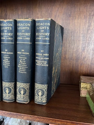 Beacon Lights of History by John Lord- Book Lot