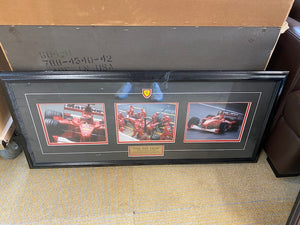 "The Pit Stop" Framed 3 Photo Collection (COA Included)