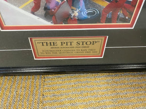 "The Pit Stop" Framed 3 Photo Collection (COA Included)