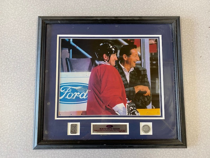Wayne Walter Gretzky Ford Canada Commemorative Photo/Print with Pins Framed