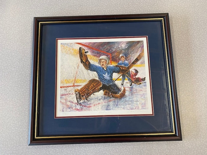Stewart Sherwood Limited Edition Print- "Goalie Save"