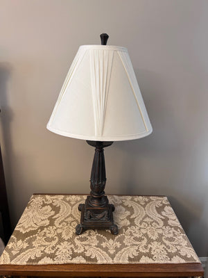 Pair of Bronze Coloured Table Lamps