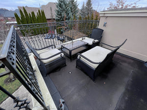 'Martha Living' 4 Piece Patio Conversation Set