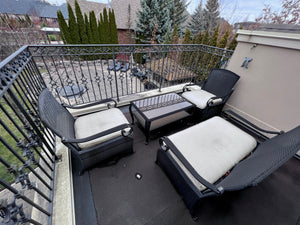 'Martha Living' 4 Piece Patio Conversation Set