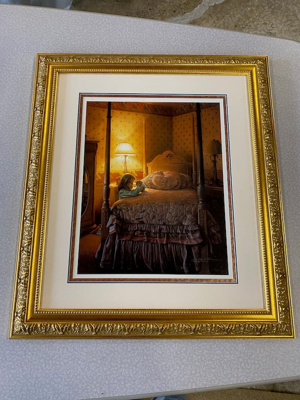 Greg K. Olsen Limited Edition Print- "Girl Praying"