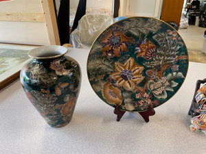 3 Piece Oriental Decor Lot- "Toyo Trading Co."
