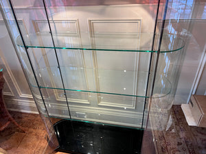 3 Tier Glass Display Cabinet with Interior Lighting