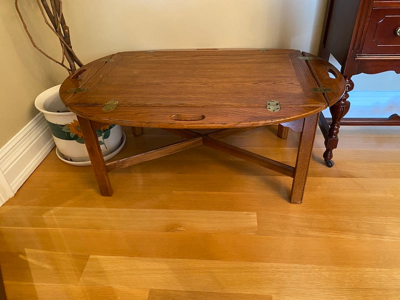 vintage butler coffee table