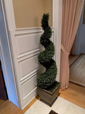 2 Indoor Artificial Spiral Trees