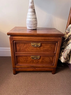 Pair of Vintage Chinoiserie Thomasville 'Mystique Collection' Nightstands