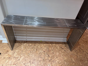Chrome Stainless Steel Console Table