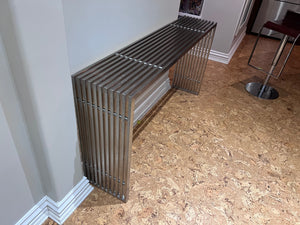 Chrome Stainless Steel Console Table